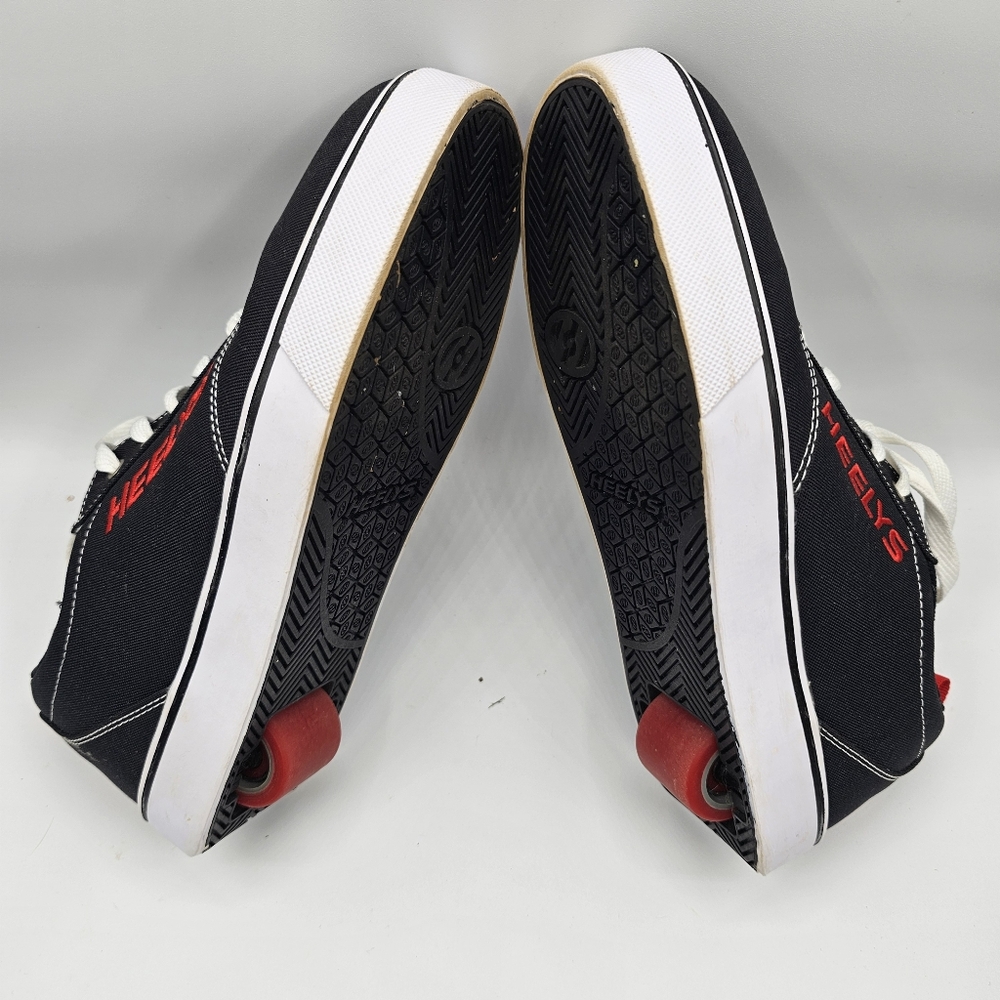 Heelys Mens Pro 20 Skate Roller shoes Sneakers Black Red Canvas Low Top Size 10 - Picture 7 of 9